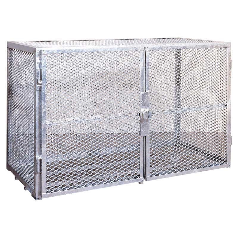 Galvanised Mesh Security Cages with floor ESE Direct