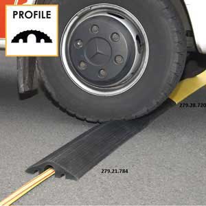 Rubber Cable Protection Ramps 1.2m long