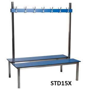 Aqua Double Sided Changing Room Benches