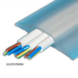 Crystal Clear See Through Indoor Cable Cover - 9m