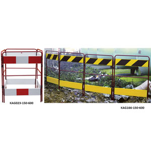 Multi Gate Metal Folding Barriers for Hazard Protection