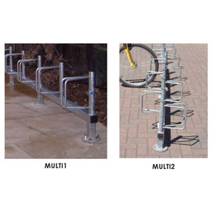 Bike Storage Racks - Rail Mounted