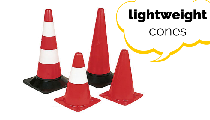 Lightweight Traffic Cones