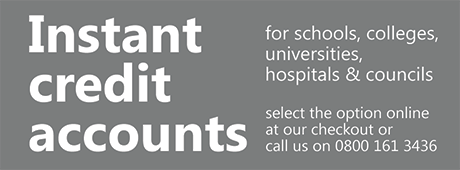 Instant credit accounts for schools, colleges, universities, hospitals and councils when you buy online
