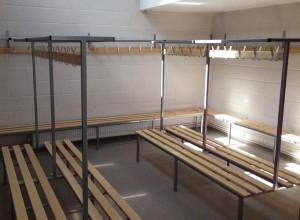 Thurston Golf Club changing room benches
