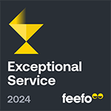 Feefo Exceptional Service Award 2024