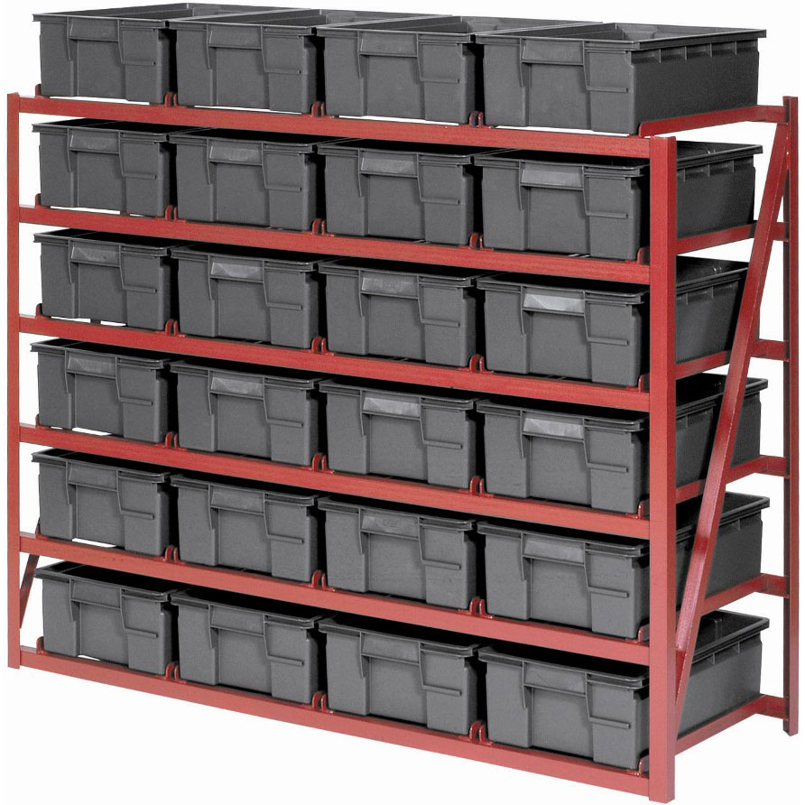 Totes For Storage. Sterilite 19889804 70 Quart/66 Liter Ultra Latch Box