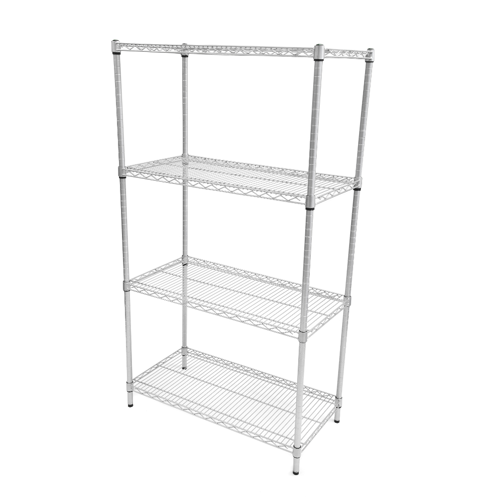 Perma Plus Epoxy Coated Wire Shelving With 4 Shelves 1625h X 1070w X