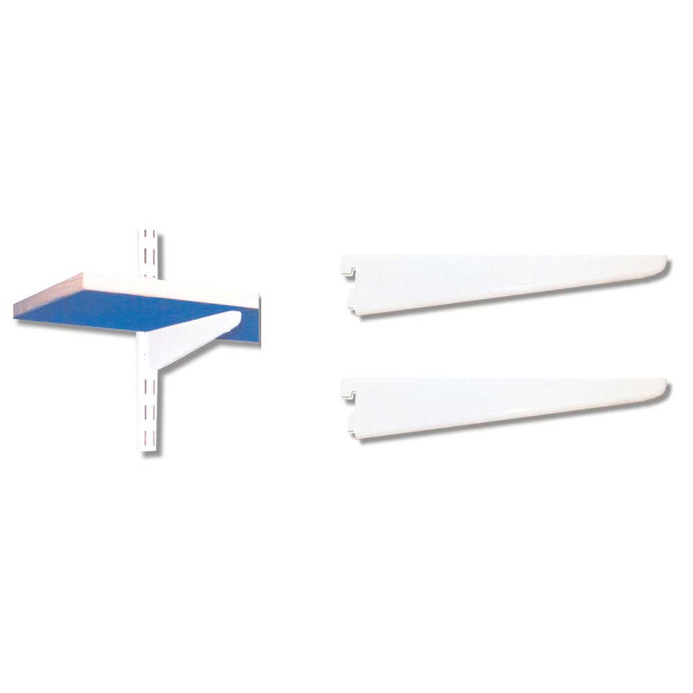 Shelf Brackets For Twinslot Shelving 320mm Long Pk 6