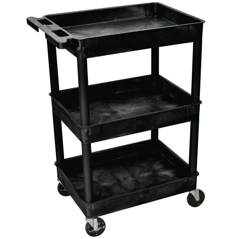 Heavy Duty Tier Plastic Trolleys With Fast Free Delivery Ese Direct