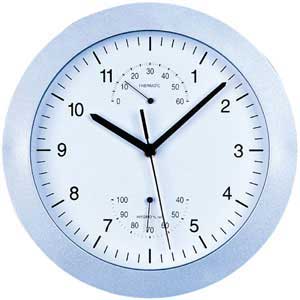 Weather Centre Clock 250mm diameter