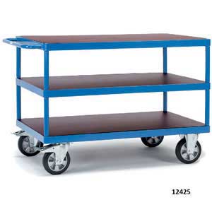 HD 3 Shelf Table Top Cart / Trucks 1200kg capacity