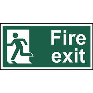 Final Exit Left Sign