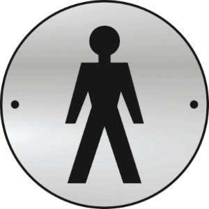 Men's Toilet Door Disc