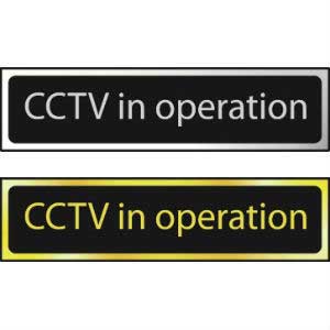CCTV In Operation Mini Sign
