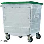 Galvanised Refuse Containers