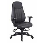 Zeus High Back Leather Chair