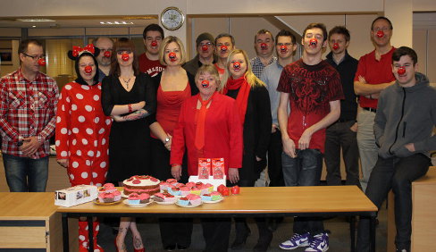 ESE Direct Team in Red Noses