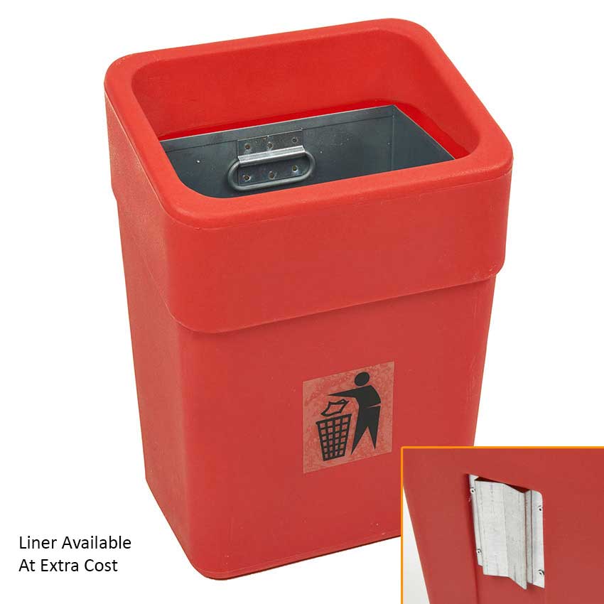 Wall Mounted Litter Bins Apollo Bins & Orbit Bins Rubbish Bin ESE Direct