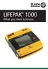 Lifepak 1000 AED - Additional Information
