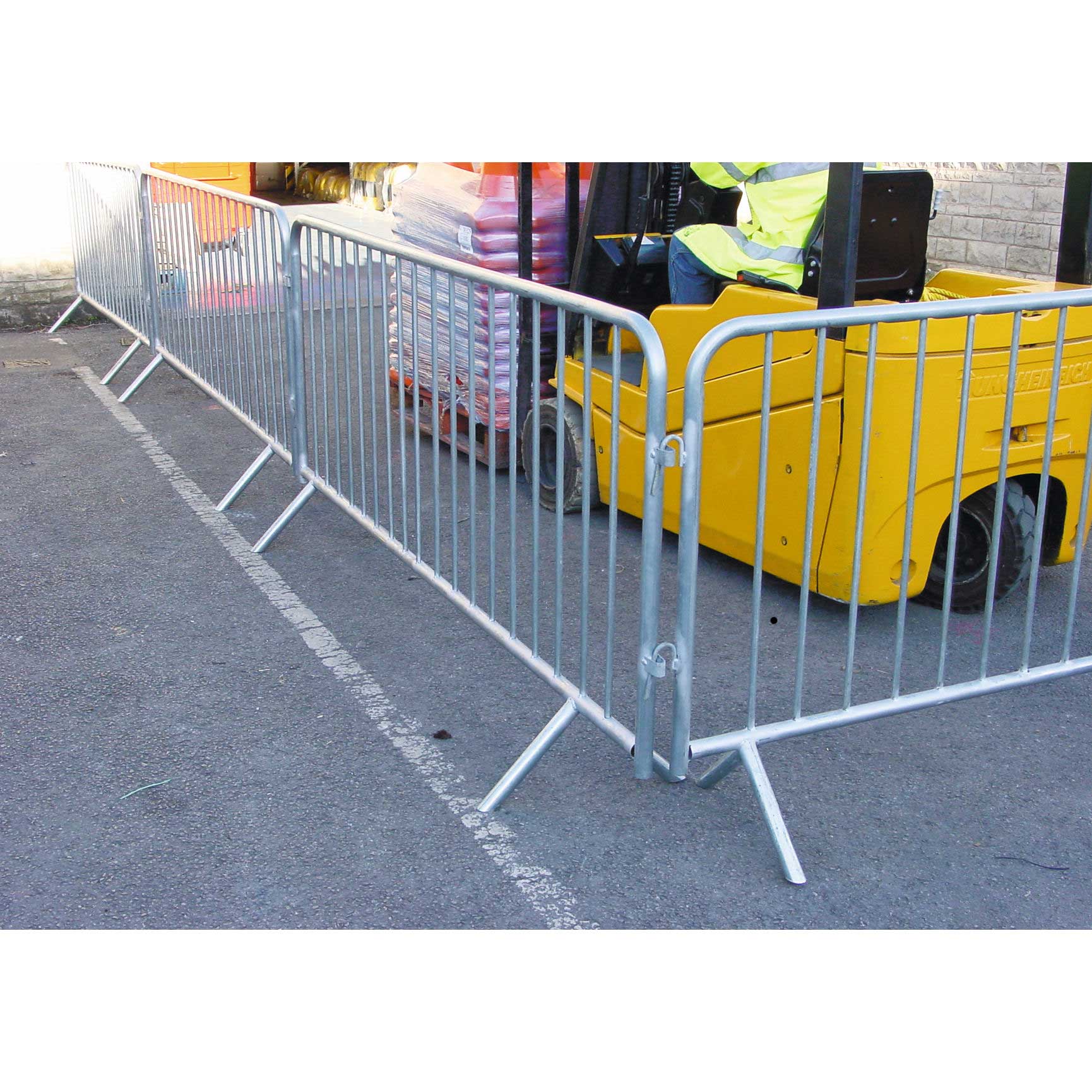 Galvanised Crowd Control Barriers Steel Barrier Fencing ESE Direct