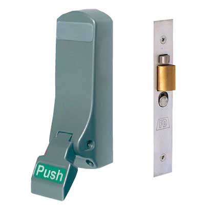 Emergency Exit Push Pad with Night Latch