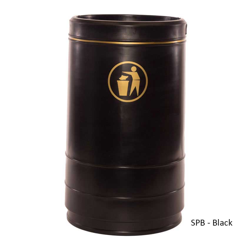 Pickwick Litter Bins Pickwick Freestanding Open Top Bin Rubbish