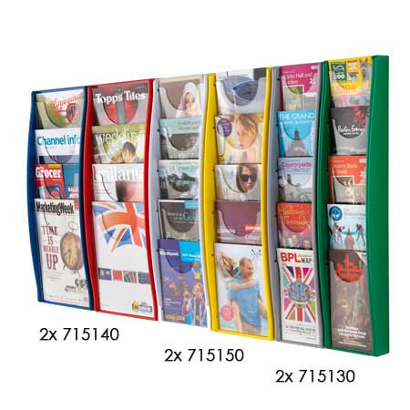 Viewpoint Multi-Pocket Wall Mounted Wall Displays