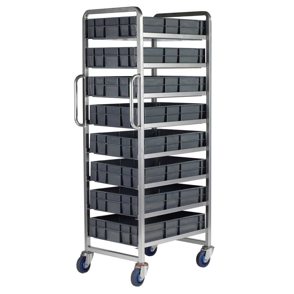 Euro Container Tray Trolleys / Racks with trays - ESE Direct