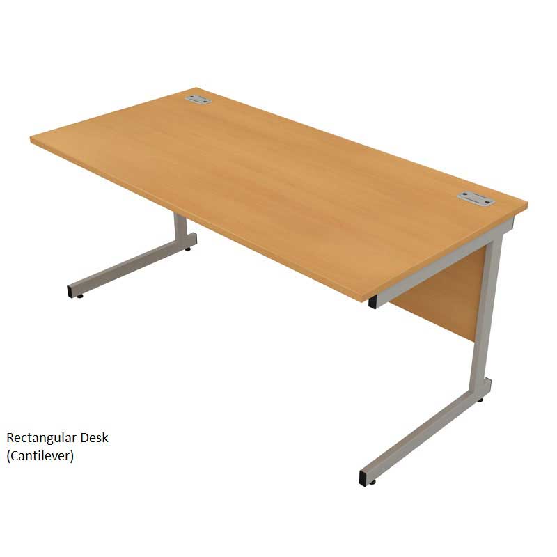 Satellite Cantilever Rectangular Desks