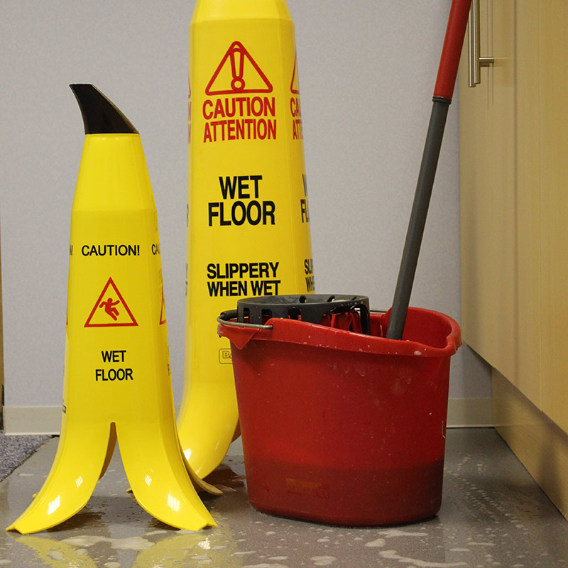 Banana Wet Floor Safety Sign Cones Ese Direct