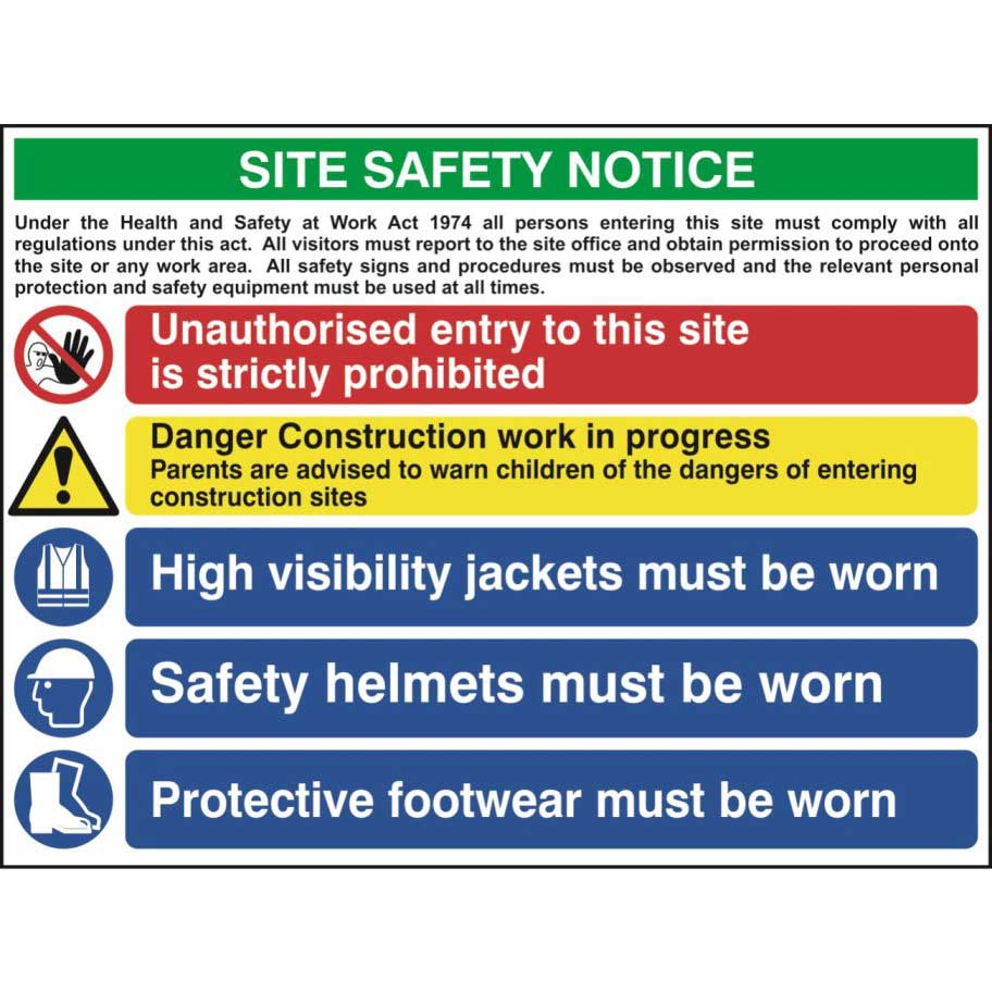 questions pdf car safety With Construction Prohibition, Site 1 Safety Sign 1