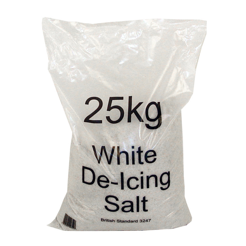 Dry White Rock Salt Individual Bag 25kg