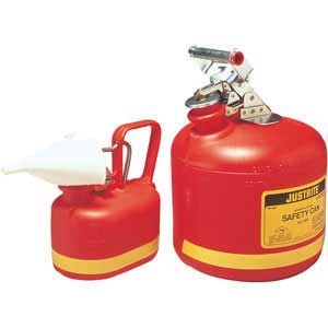 Justrite Plunger Cans for Flammable Liquids, Safety Solvent Containers ...