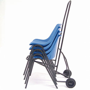 Chair Trolley with Rubber Wheels