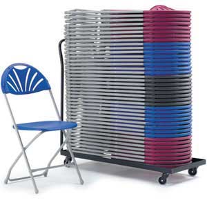 Lay Flat Storage Trolley for 40x 2000 Series Chairs