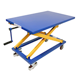 Crank Operated Lifting Table 