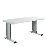 Cranked Height Adjustable ESD Protected Workbench WB 