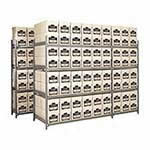 Heavy Duty Archive Storage Shelving 8 Boxes High