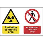 Radiation Controlled Area Authorised Persons Only Sign - ESE Direct