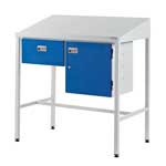 Team Leader Workstations With Single Drawer & Lockable Cupboard