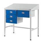 Team Leader Workstations With Triple & Single Drawer