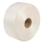 Woven Polyester Strapping White