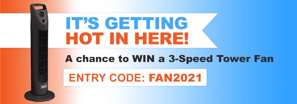 Get a chance of winning a tower fan when you spend over £150+VAT at ESE Direct with offer code FAN2021