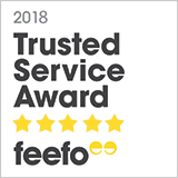 Feefo Trusted Service Award 2018