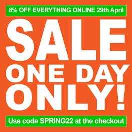 One-day sale at ESE Direct April 29th 2022