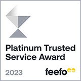 Feefo Trusted Service Award 2023