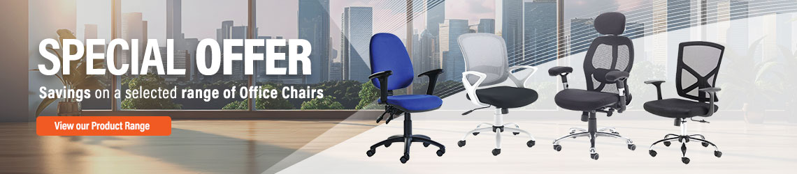 Savings on selected office chairs