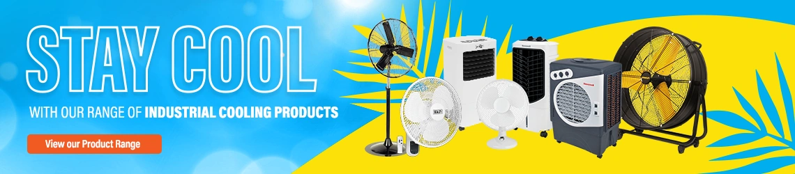 Keep cool with industrial fans and air coolers