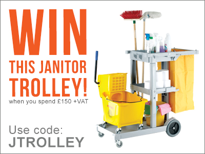 Win a Janitor Trolley when you spend £150 at ESE Direct with code JTROLLEY